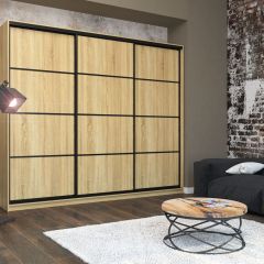 Шкаф-купе Лофт 3000 Шк30-47 (Дуб Сонома) в Воткинске - votkinsk.mebel24.online | фото 7