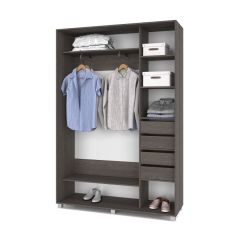 РОЛАНД Шкаф-купе Анкор темный (450*1500) Р451 в Воткинске - votkinsk.mebel24.online | фото 4