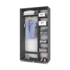 РОЛАНД Шкаф-купе Камень темный (450*1200) Р421 в Воткинске - votkinsk.mebel24.online | фото 2