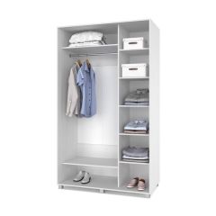 РОЛАНД Шкаф-купе с зеркалами Анкор светлый (600*1400) Р643 в Воткинске - votkinsk.mebel24.online | фото 2