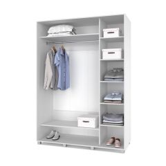 РОЛАНД Шкаф-купе с зеркалами Анкор светлый (600*1800) Р683 в Воткинске - votkinsk.mebel24.online | фото 2