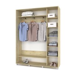 РОЛАНД Шкаф-купе с зеркалами Ирландский дуб (450*1700) Р473 в Воткинске - votkinsk.mebel24.online | фото 2