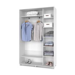 РОЛАНД Шкаф-купе с зеркалом Анкор светлый (450*1400) Р442 в Воткинске - votkinsk.mebel24.online | фото 3