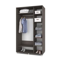 РОЛАНД Шкаф-купе с зеркалом Анкор темный (600*1400) Р642 в Воткинске - votkinsk.mebel24.online | фото 2