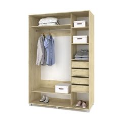 РОЛАНД Шкаф-купе с зеркалом Ирландский дуб (600*1600) Р662 в Воткинске - votkinsk.mebel24.online | фото 4