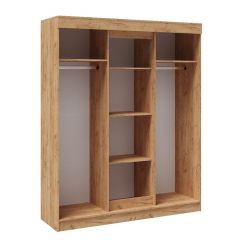 Шкаф-купе ТВИСТ Белый/Дуб юкон в Воткинске - votkinsk.mebel24.online | фото 2