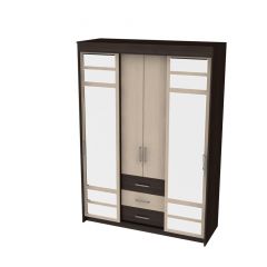 Шкаф-купе комби Юнона (1600) в Воткинске - votkinsk.mebel24.online | фото
