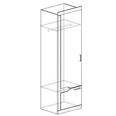 Шкаф пенал № 317 Ронда в Воткинске - votkinsk.mebel24.online | фото 2