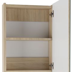 Шкаф-зеркало Мечта 50 Дуб сонома АЙСБЕРГ (DM2318HZ) в Воткинске - votkinsk.mebel24.online | фото 2