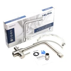 Смеситель д/кухни MELANA-F610304 Stello нерж.сталь, с переключателем на фильтр, однорычажный, сатин в Воткинске - votkinsk.mebel24.online | фото 2
