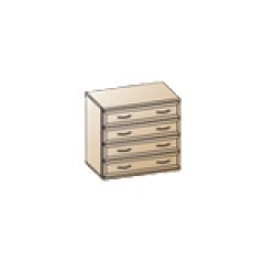 Спальня Карина композиция 5 (Снежный Ясень) в Воткинске - votkinsk.mebel24.online | фото 3