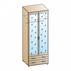 Спальня Мелисса композиция 5 (Акация Молдау) в Воткинске - votkinsk.mebel24.online | фото 6