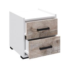 Спальня Соната Тумба прикроватная (Белый/Дуб юкон) в Воткинске - votkinsk.mebel24.online | фото 2