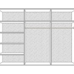 Спальный гарнитур Диана (модульная) в Воткинске - votkinsk.mebel24.online | фото 3