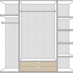 Спальный гарнитур Ольга (модульная) беж/золото в Воткинске - votkinsk.mebel24.online | фото 5