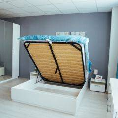 Спальный гарнитур Тиффани (БЕЛЫЙ ТЕКСТУРНЫЙ/БЕЛЫЙ) в Воткинске - votkinsk.mebel24.online | фото 6