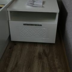 Спальный гарнитур Тиффани (БЕЛЫЙ ТЕКСТУРНЫЙ/БЕЛЫЙ) в Воткинске - votkinsk.mebel24.online | фото 4