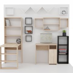 Стеллаж Элемент-1 (дуб сонома) в Воткинске - votkinsk.mebel24.online | фото 4