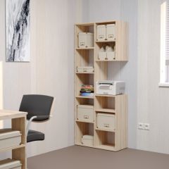 Стеллаж Элемент-2 (дуб сонома) в Воткинске - votkinsk.mebel24.online | фото 3