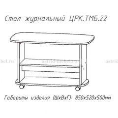 Стол журнальный №22 в Воткинске - votkinsk.mebel24.online | фото 3