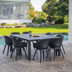 Стол раскладной Джули (Julie Double table 2 configurations) Графит в Воткинске - votkinsk.mebel24.online | фото 7