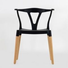 Стул Barneo N-218 Wishbone интерьерный кухонный черный в Воткинске - votkinsk.mebel24.online | фото 3