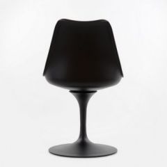 Стул Barneo N-8 Tulip style черный с красной подушкой в Воткинске - votkinsk.mebel24.online | фото 3