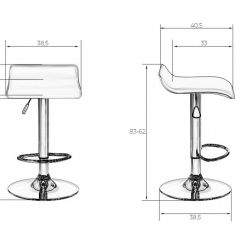 Стул барный DOBRIN TOMMY LM-3013 (черный) в Воткинске - votkinsk.mebel24.online | фото