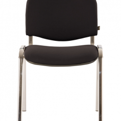 Стул BRABIX "Iso CF-001" (хром каркас, ткань черная) 531419 в Воткинске - votkinsk.mebel24.online | фото 2