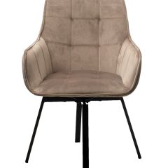 Стул MAVERICK 360 град. поворот. BLUVEL-40 BEIGE/ черный каркас, М-City в Воткинске - votkinsk.mebel24.online | фото 3