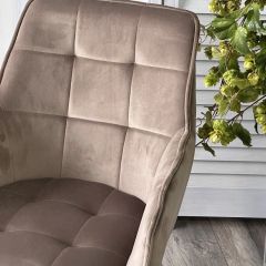 Стул MAVERICK 360 град. поворот. BLUVEL-40 BEIGE/ черный каркас, М-City в Воткинске - votkinsk.mebel24.online | фото 6