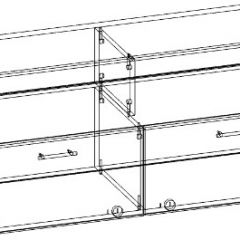 СОНАТА Тумба малая ТМС-1200 (Дуб сонома/Дуб сакраменто) в Воткинске - votkinsk.mebel24.online | фото 2