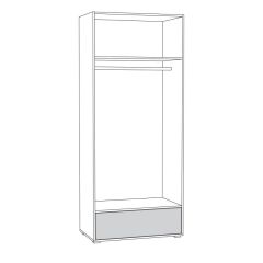Вуди Шкаф для одежды 13.138 в Воткинске - votkinsk.mebel24.online | фото 2