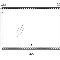 Зеркало Dream 100 alum с подсветкой Sansa (SD1024Z) в Воткинске - votkinsk.mebel24.online | фото 7