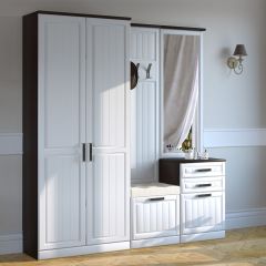 Зеркало НКМ ВЕНЕЦИЯ-1 Секция- 1 (Венге/Белое дерево) в Воткинске - votkinsk.mebel24.online | фото 2