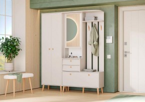 АФИНА Прихожая (модульная) кашемир серый в Воткинске - votkinsk.mebel24.online | фото 1