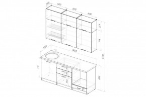 АЛЬБА Кухонный гарнитур Макси 1800 мм в Воткинске - votkinsk.mebel24.online | фото 2