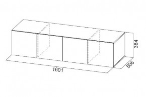 Антресоль 1600 «ШК-5» Графит серый в Воткинске - votkinsk.mebel24.online | фото 3