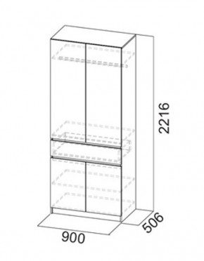 АВИНЬОН Прихожая (модульная) в Воткинске - votkinsk.mebel24.online | фото 12