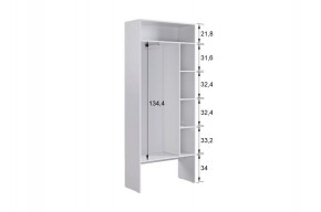 БАСКО Прихожая К5 (графит) в Воткинске - votkinsk.mebel24.online | фото 9