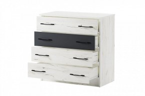 БЕАТРИС Комод К800 (дуб крафт белый/антрацит) в Воткинске - votkinsk.mebel24.online | фото 3