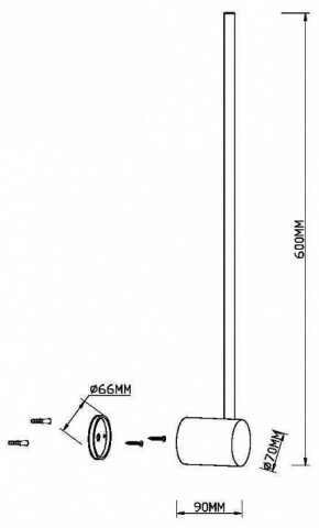 Бра Maytoni Light stick MOD237WL-L6BS3K в Воткинске - votkinsk.mebel24.online | фото 4