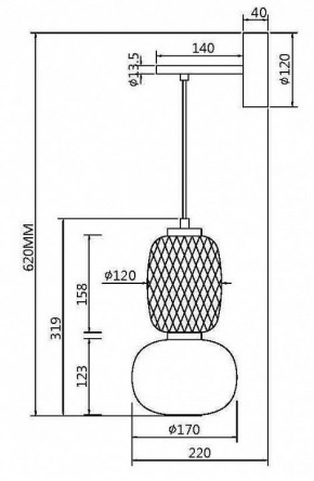 Бра Maytoni Pattern MOD267WL-L18G3K в Воткинске - votkinsk.mebel24.online | фото 4