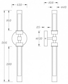 Бра Maytoni Stelo MOD116WL-L7BS3K в Воткинске - votkinsk.mebel24.online | фото 3