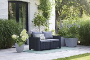Диван Калифорния 2-х местный (California 2 Sofa), графит в Воткинске - votkinsk.mebel24.online | фото 1