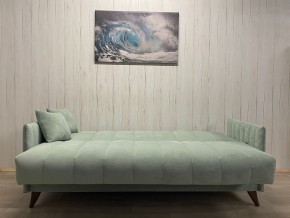 Диван Престиж-3 (НПБ) велюр Sensey mist green в Воткинске - votkinsk.mebel24.online | фото 3