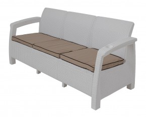 Диван Yalta Premium Sofa 3 Set (Ялта) белый (+подушки под спину) в Воткинске - votkinsk.mebel24.online | фото