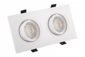 DK3022-WH Встраиваемый светильник, IP 20, 10 Вт, GU5.3, LED, белый, пластик в Воткинске - votkinsk.mebel24.online | фото 1