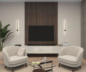 DK5012-BK Бра 800 мм, 3000К, IP20, 7 Вт, черный, алюминий в Воткинске - votkinsk.mebel24.online | фото 3
