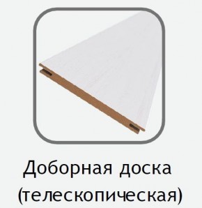 Доборная доска белый (телескопическая) 2070х150х10 в Воткинске - votkinsk.mebel24.online | фото